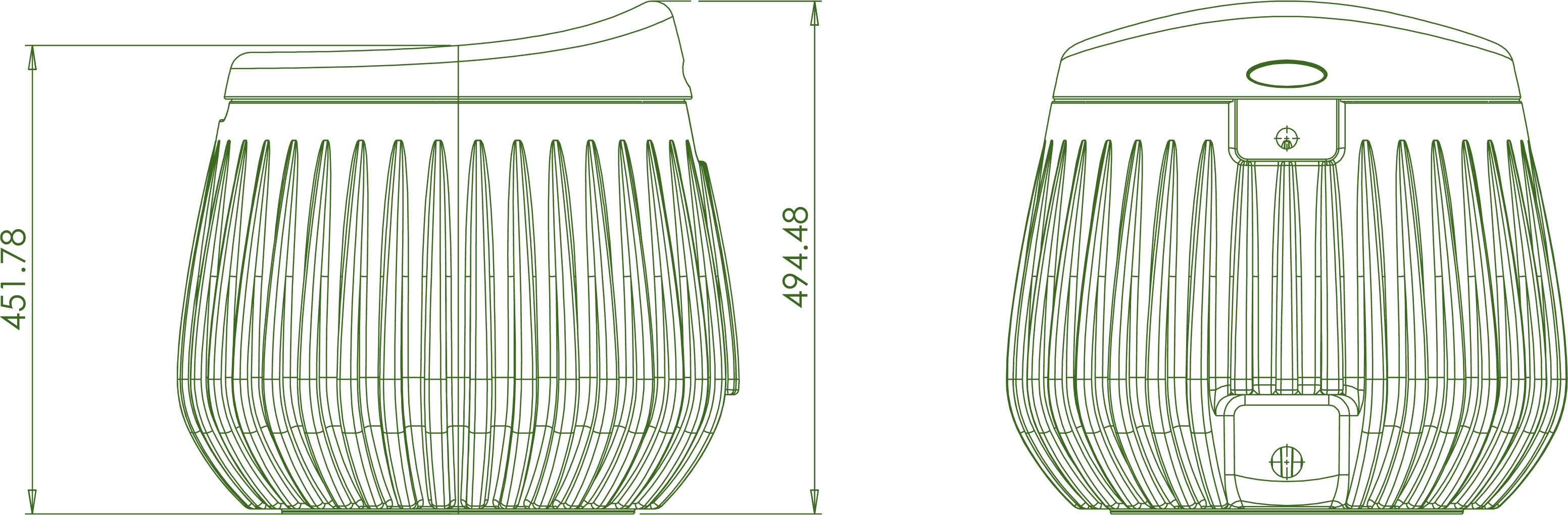 H2Ottoman CAD Drawing Plus Measurements
