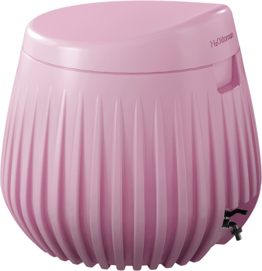 Pink H2Ottoman
