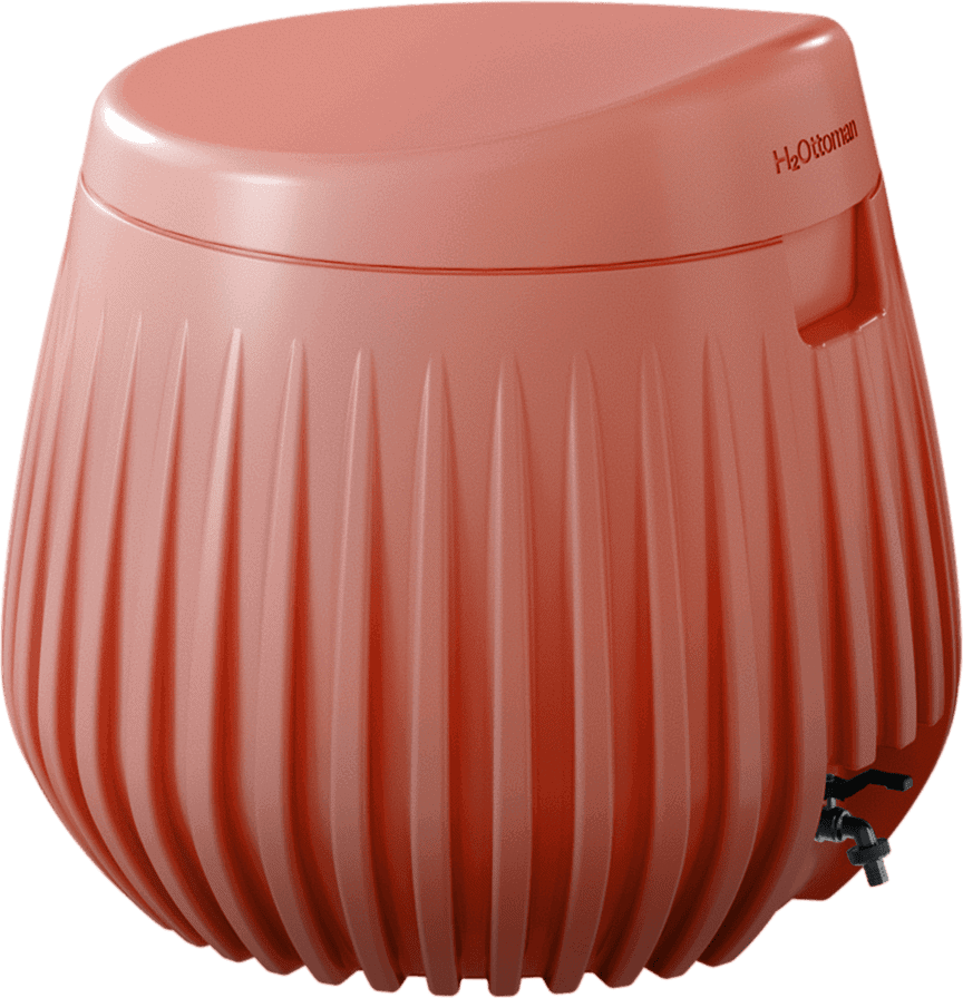 Red H2ottoman